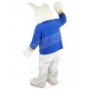 Easter bunny mascot costume