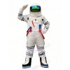White Astronaut Spaceman Mascot Costume Adult