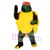 Karate Turtle with Headband Mascot Costume
