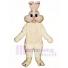 Cute Easter Buck Tooth Bunny Rabbit Mascot Costume