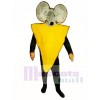 Cheese Slice with Mouse Hood Mascot Costume