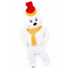 Red Hat Polar Bear with Yellow Scarf Mascot Costumes Animal Xmas