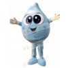 Blue Water Droplet Mascot Costumes