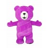 Purple Teddy Bear Mascot Costumes Animal