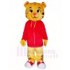 White Shirt Tiger Mascot Costumes Animal 