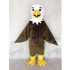 White Head Friendly Brown Eagle Mascot Costume Animal
