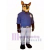 Cute Officer Doberman Dog Mascot Costume