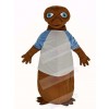 E.T. Alien with White T-shirt Mascot Costume