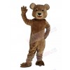 Cute Brown Bear with Black Eyes Mascot Costume