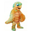Light Brown Sea Turtle Mascot Costume Cartoon