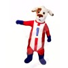 Dash Dog with Red Suit Mascot Costumes Animal