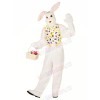 White Easter Bunny Adult Mascot Costumes Animal	