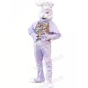 Purple Bunny Rabbit Mascot Costume Cartoon