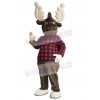 Moose mascot costume