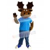 Moose mascot costume