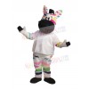 Zebra mascot costume