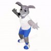 Greyhound Dog With White Shirt Mascot Costumes School 