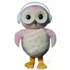 Pink Owl Mascot Costumes Cartoon	