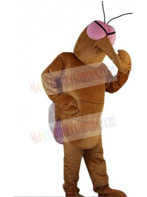 Tan Mosquito Mascot Costume