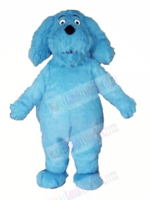 Blue Furry Dog Mascot Costumes Animal
