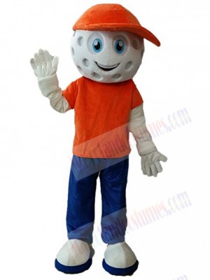 Golf Boy Mascot Costume For Adults Mascot Heads