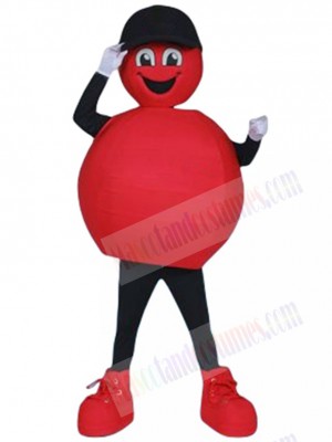 Red Powerball Lottery Mascot Costume Cartoon