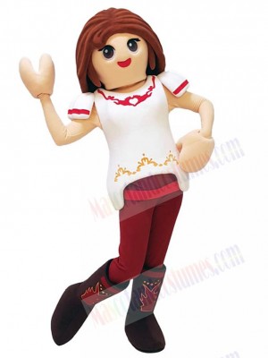 Playmobil Funstore Female Mascot Costume For Adults Mascot Heads