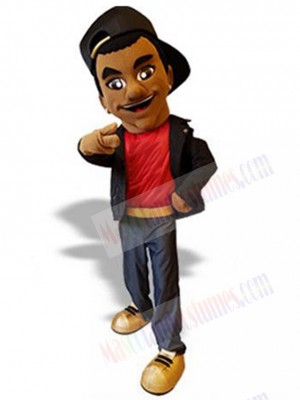 Brown Skin Pattaboy Mascot Costume People
