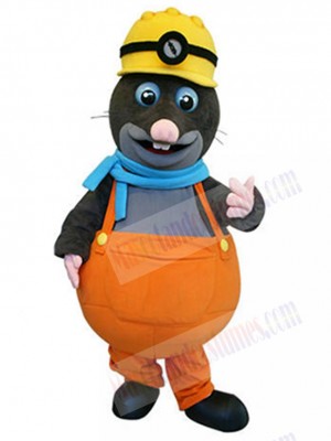 Mole mascot costume