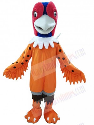 Orange Pheasant Mascot Costume Animal
