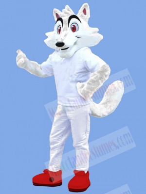 Wolf mascot costume