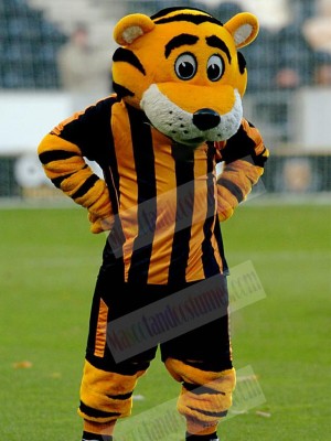 Energetic Sport Tiger Mascot Costume Animal