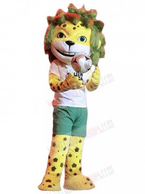 The 2010 Fifa Yellow Tiger Mascot Costume Animal