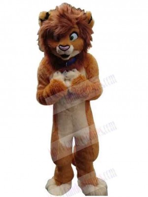 Funny Brown Lion Mascot Costume Animal