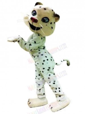 Graceful Snow Leopard Mascot Costume Animal