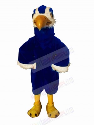 Strong Blue Hawk Mascot Costumes Cartoon