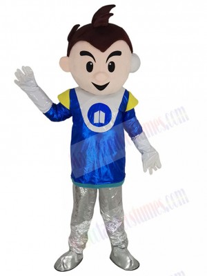 Lovely Astronaut Boy Cosmonaut Mascot Costume People