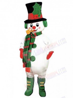 Snowman Leprechaun Elf Mascot Costume Cartoon