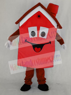 Red House Mascot Costume