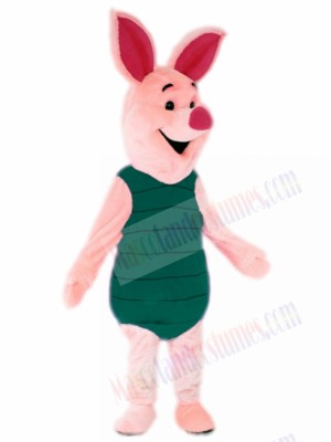 Pink Pig Piglet Mascot Costume Cartoon