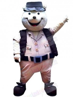 Friendly Cartoon Bear Mascot Costume For Adults Mascot Heads