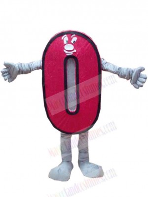 Arabic Number mascot costume