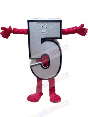 Arabic Number mascot costume