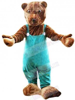 Amicable Brown Bear Mascot Costume Animal
