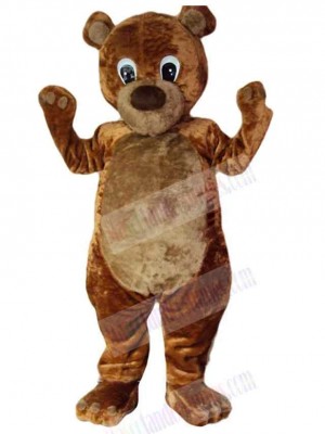 Baby Brown Bear Mascot Costume Animal