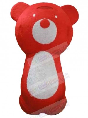 Baby Red Bear Mascot Costume Animal