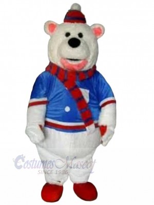 Plush Polar Bear Mascot Costume Animal
