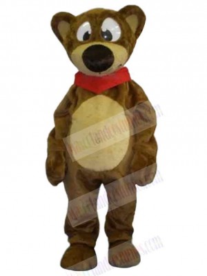 Bear with Big Nose Mascot Costume Animal