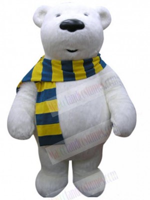 Adorkable Polar Bear Mascot Costume Animal