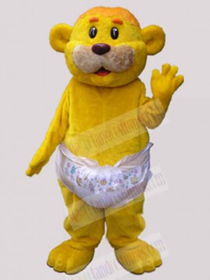 Adorkable Yellow Bear Mascot Costume Animal